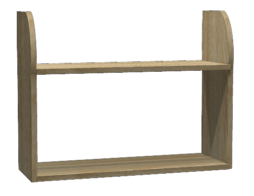 Полка для книг 900x300x700