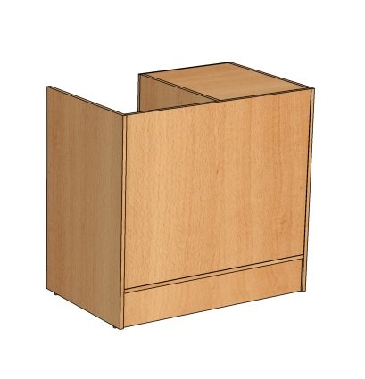 Прилавок под кассу (с ящиками) 840х560х860